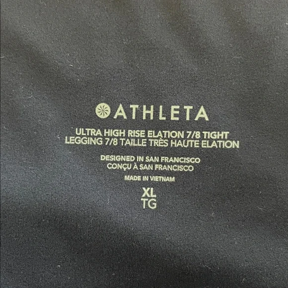 Athleta Elation 7/8 Legging - Picture 2 of 5
